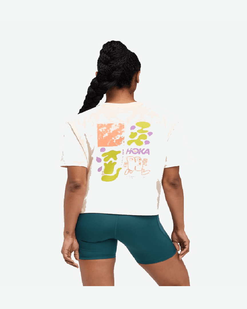 T-Shirt À Manches Courtes Hoka Collage - 1168430-ALBS (1) au meilleur prix !