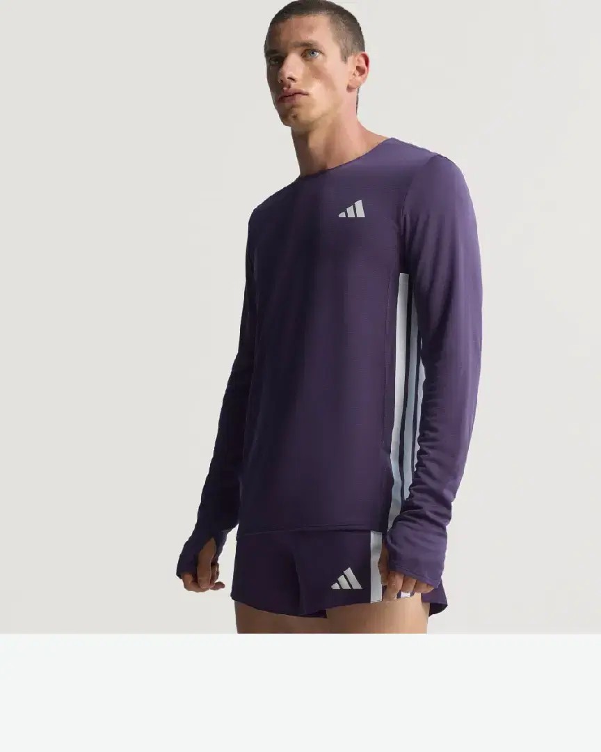 T-Shirt Adidas À Manches Longues De Running Adizero W - JV7179 (2) au meilleur prix !