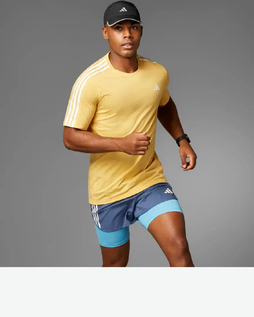 T-Shirt Adidas Own The Run 3 Bandes M - IK4990 (0) au meilleur prix !