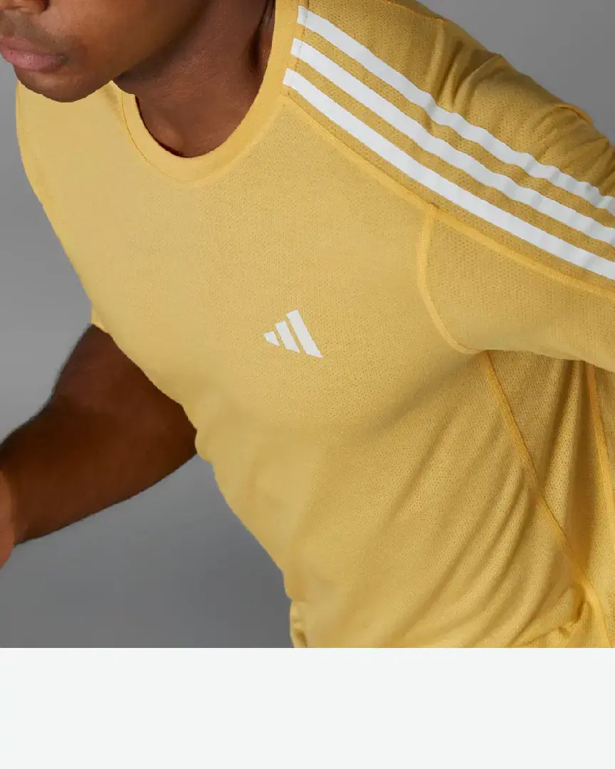 T-Shirt Adidas Own The Run 3 Bandes M - IK4990 (3) au meilleur prix !