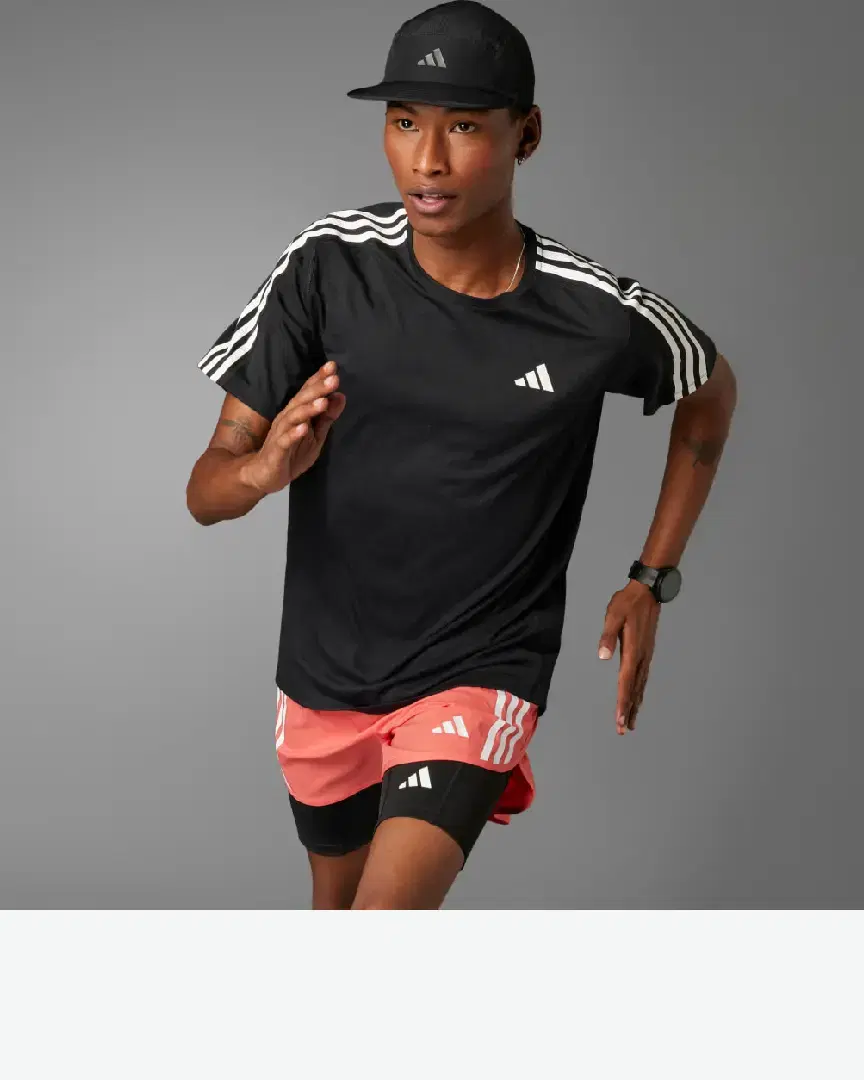 T-Shirt Adidas Own The Run 3 Bandes M - IQ3834 (0) au meilleur prix !
