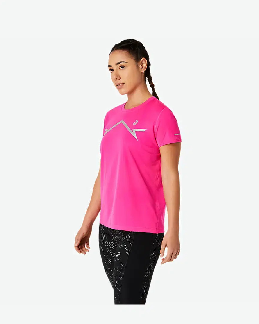 Tee-Shirt À Manches Courtes Asics Lite-Show W - 2012C938-700 (2) au meilleur prix !