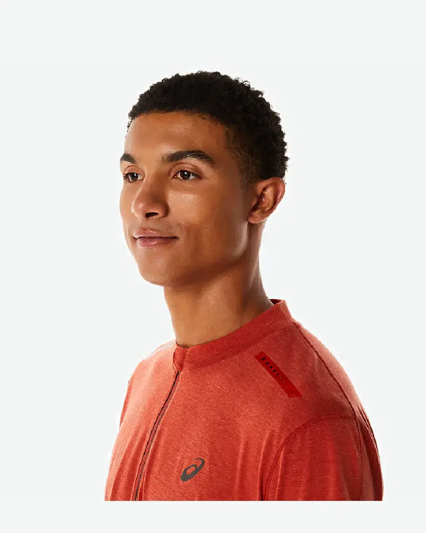 Tee-shirt à manches courtes Asics Metarun 1/2 Zip M - 2011C746-600 (5) au meilleur prix !