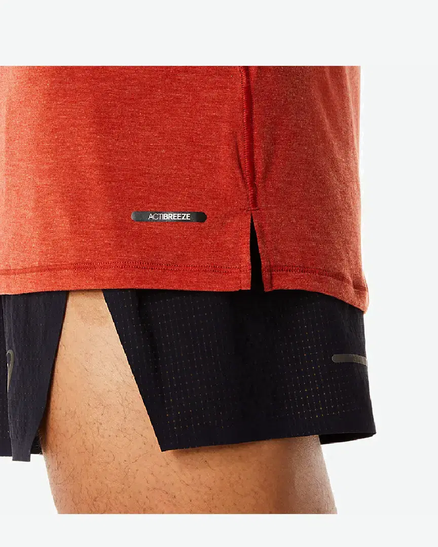 Tee-shirt à manches courtes Asics Metarun 1/2 Zip M - 2011C746-600 (8) au meilleur prix !