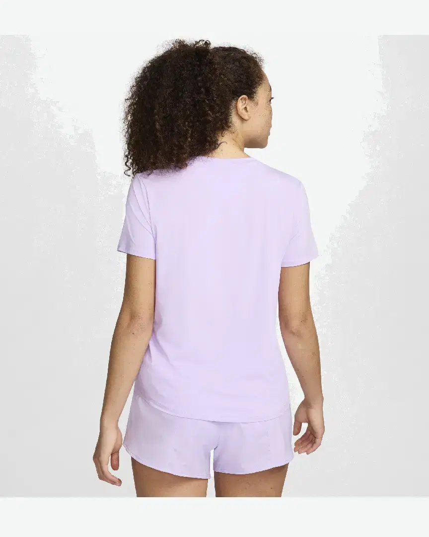 Tee-Shirt À Manches Courtes Dri-Fit Nike One Swoosh W - FN2618-512 (1) au meilleur prix !