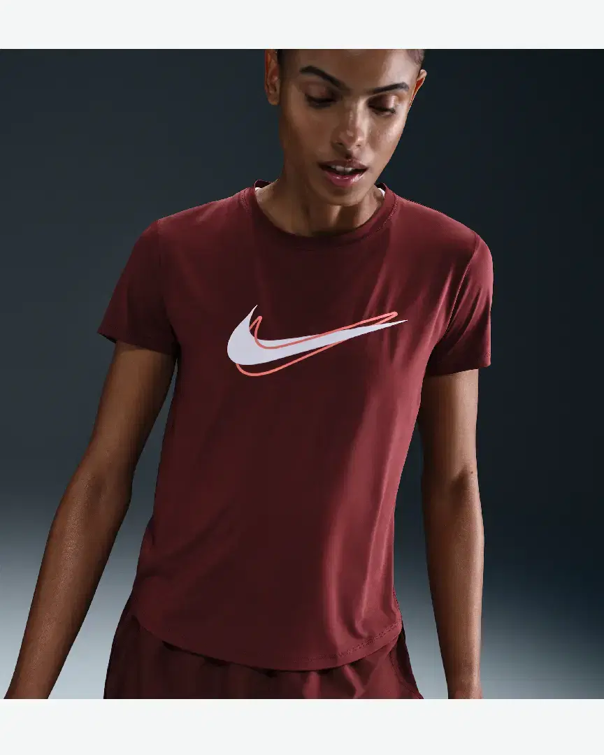 Tee-Shirt À Manches Courtes Dri-Fit Nike One Swoosh W - HJ2204-619 (0) au meilleur prix !