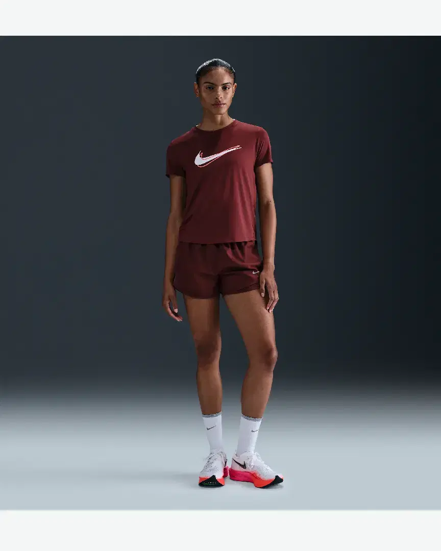 Tee-Shirt À Manches Courtes Dri-Fit Nike One Swoosh W - HJ2204-619 (3) au meilleur prix !