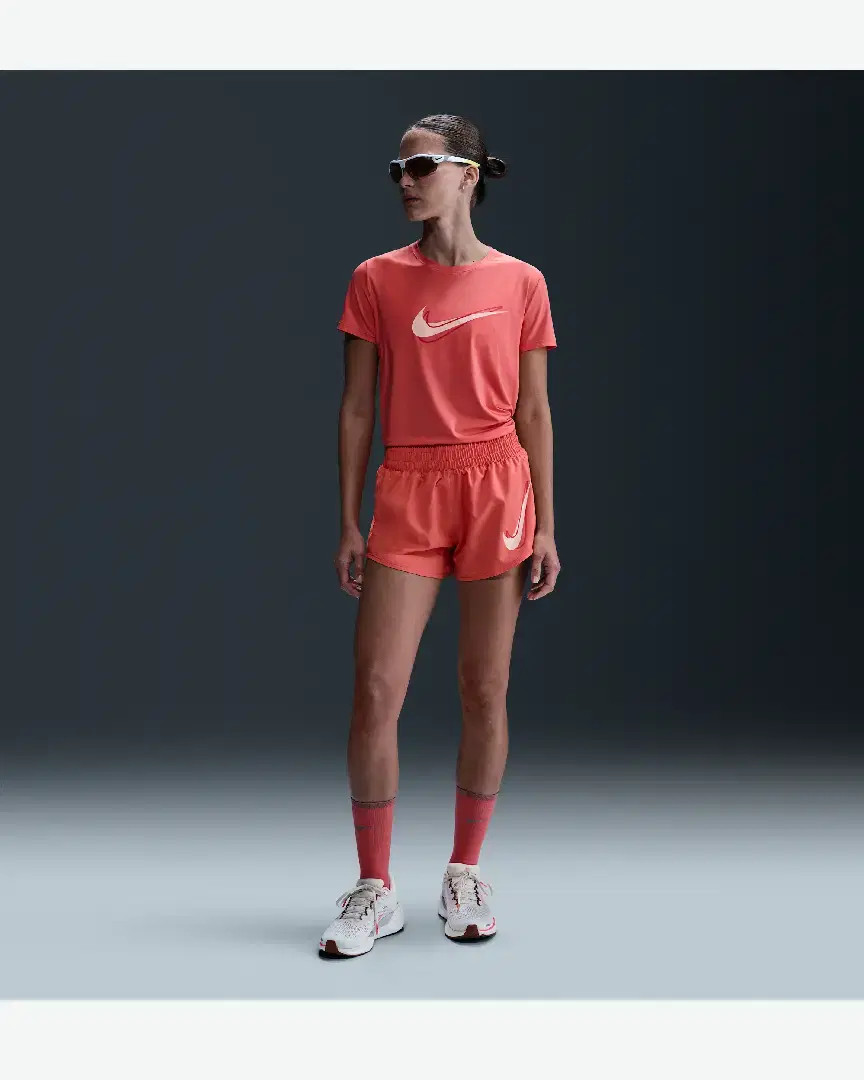 Tee-Shirt À Manches Courtes Dri-Fit Nike One Swoosh W - HJ2204-814 (3) au meilleur prix !