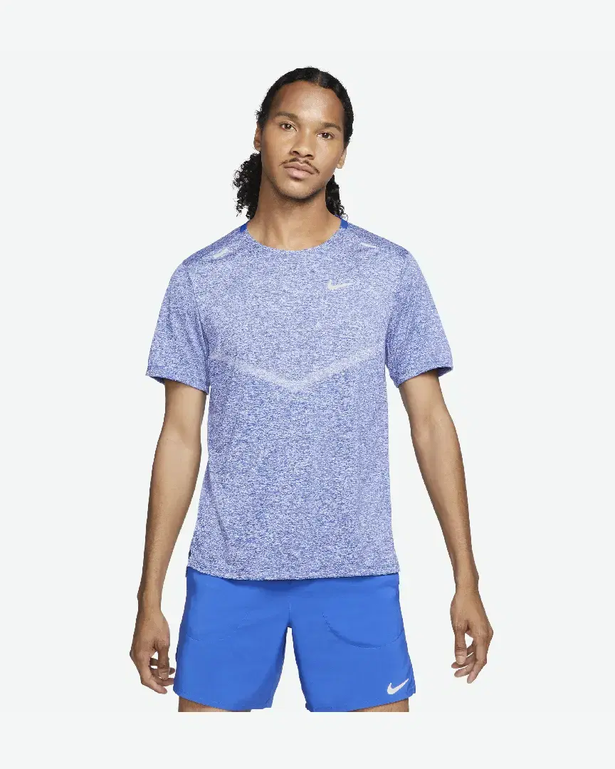 Tee-Shirt À Manches Courtes Dri-Fit Nike Rise 365 M - CZ9184-482 (0) au meilleur prix !