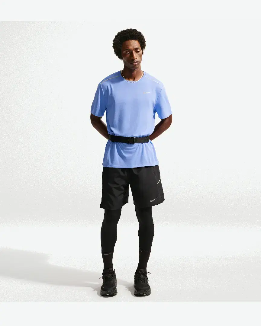 Tee-Shirt À Manches Courtes Et Protection Uv Dri-Fit Nike Miler M - IF2082-494 (3) au meilleur prix !