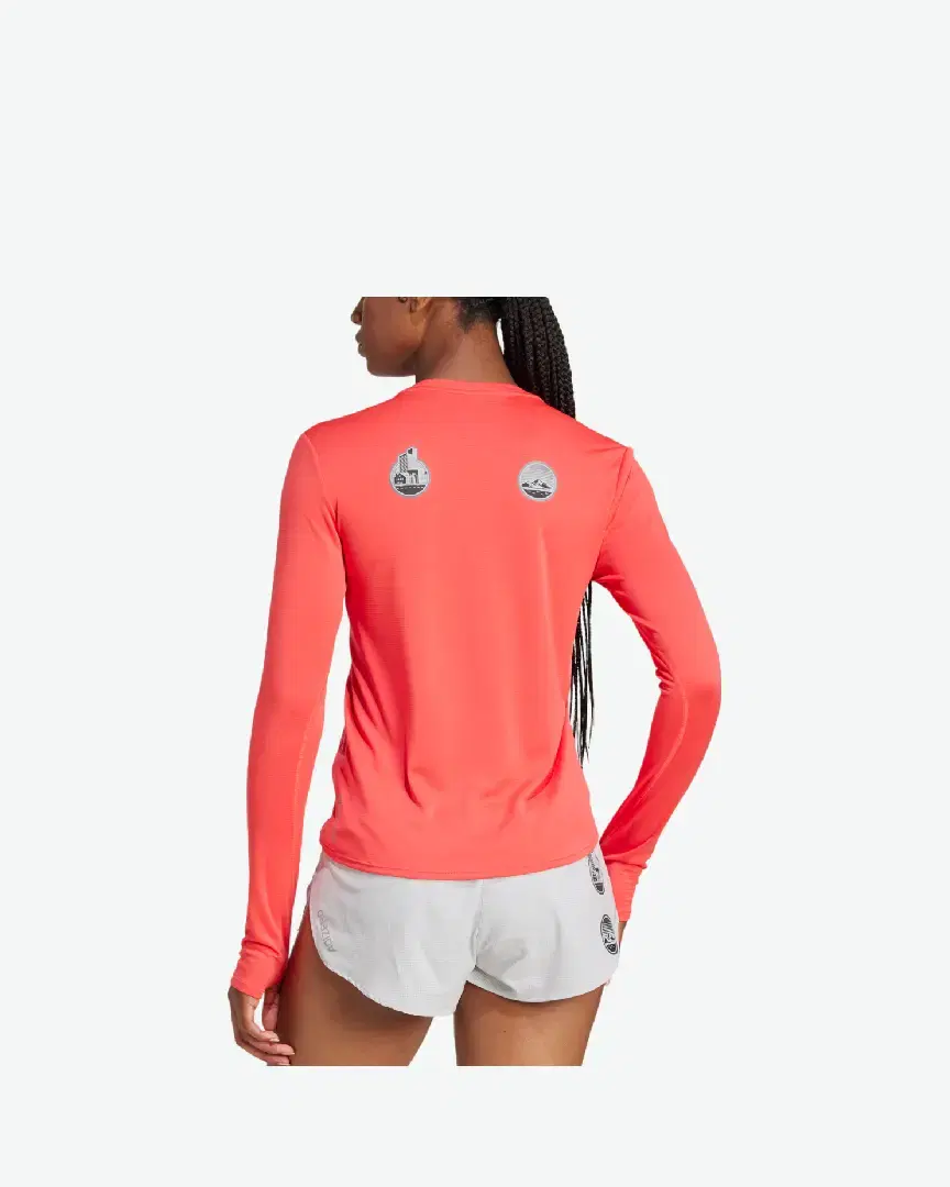 Tee-Shirt À Manches Longues Adidas Adizero Ekiden W - JM7899 (1) au meilleur prix !