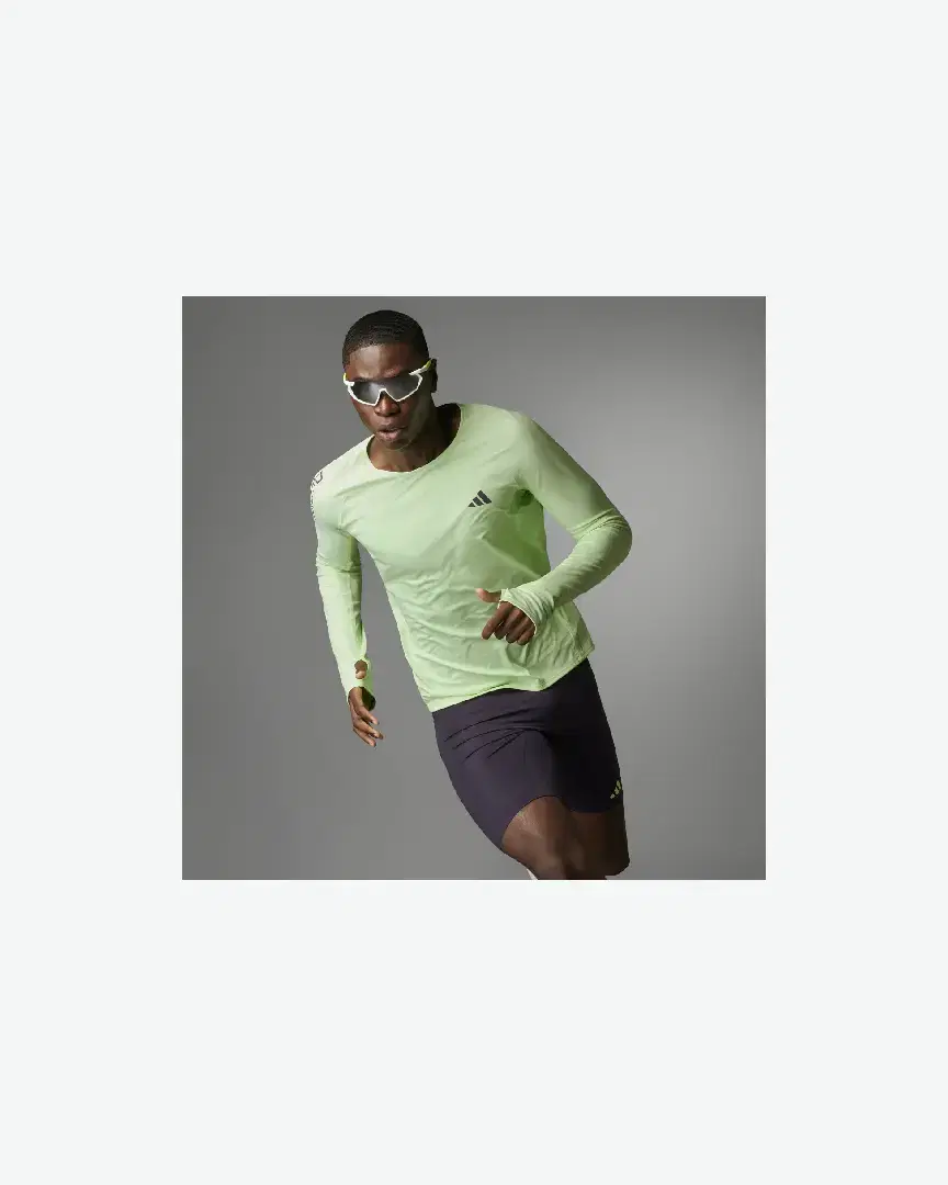 Tee-Shirt À Manches Longues Adidas Adizero M - IN1142 (2) au meilleur prix !