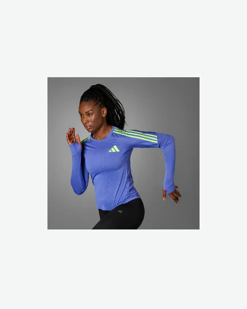 Tee-Shirt À Manches Longues Adidas Adizero Ls W - IT2187 (2) au meilleur prix !