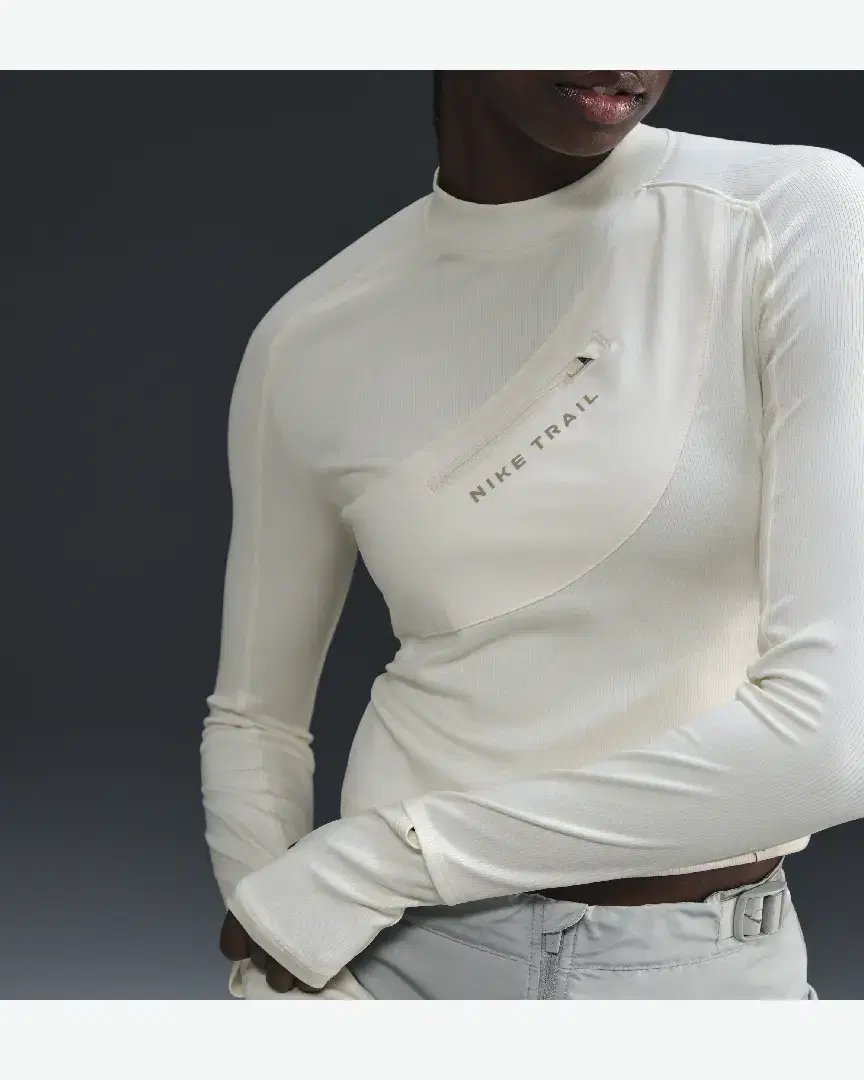 Tee-Shirt À Manches Longues Et Poches Dri-Fit Nike Trail W - FV6430-110 (2) au meilleur prix !