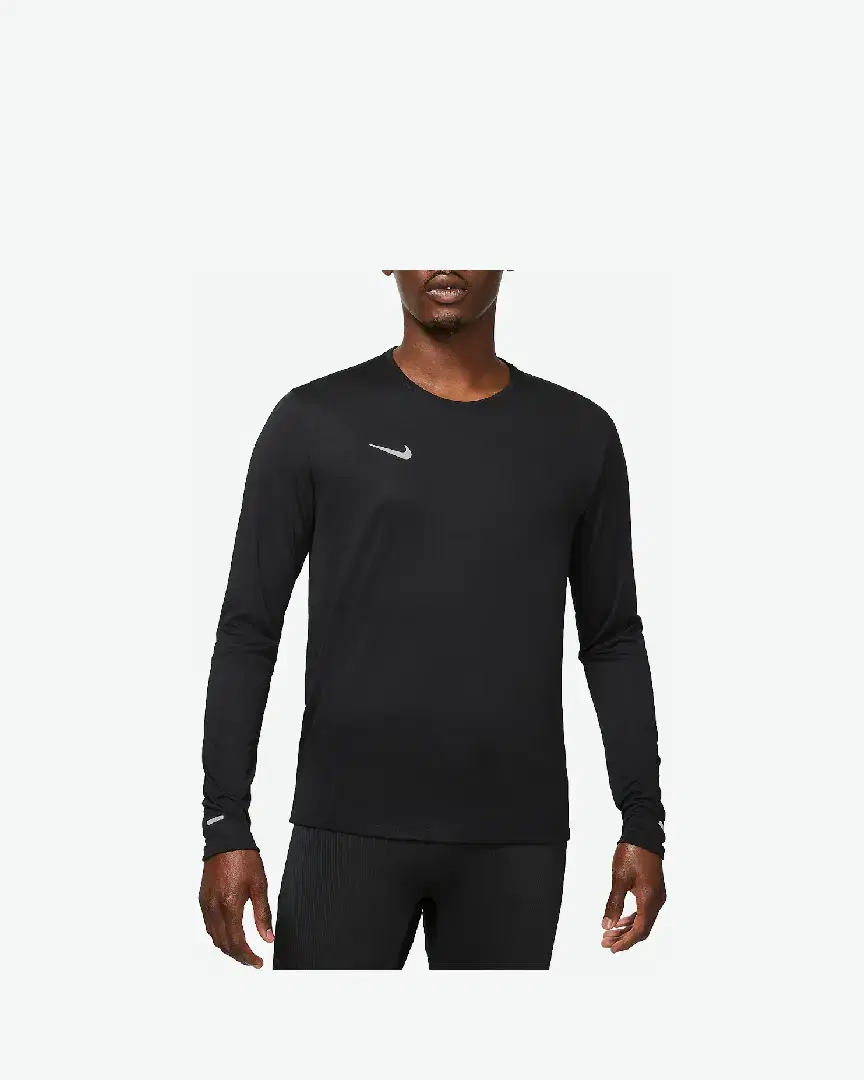Tee-Shirt À Manches Longues Nike Dri-Fit Miler M - DD4576-010 (0) au meilleur prix !