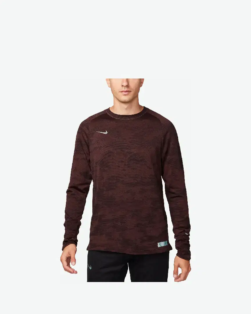 Tee-Shirt À Manches Longues Nike M Nk Tfadv Run Dvn Ls M - FB8538-227 (0) au meilleur prix !