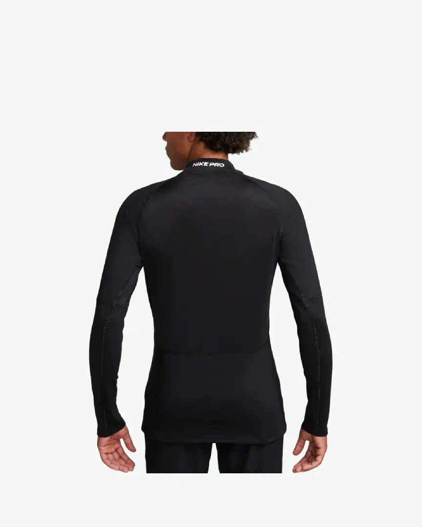 Tee-Shirt À Manches Longues Nike M Np Top Warm Ls Mock M - FB8515-010 (1) au meilleur prix !