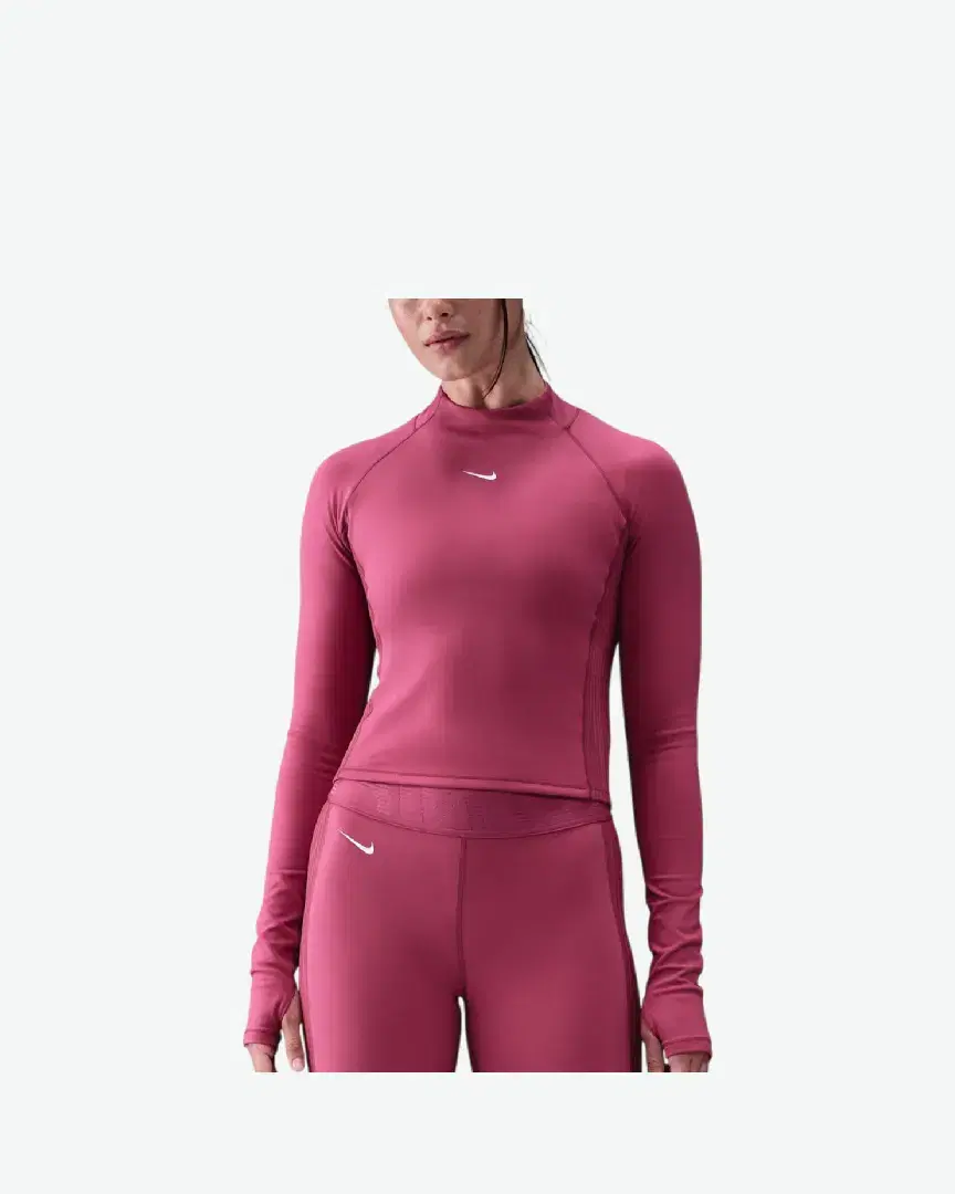 Tee-Shirt À Manches Longues Nike Pro Ls T-Shirt W - HV3736-634 (0) au meilleur prix !