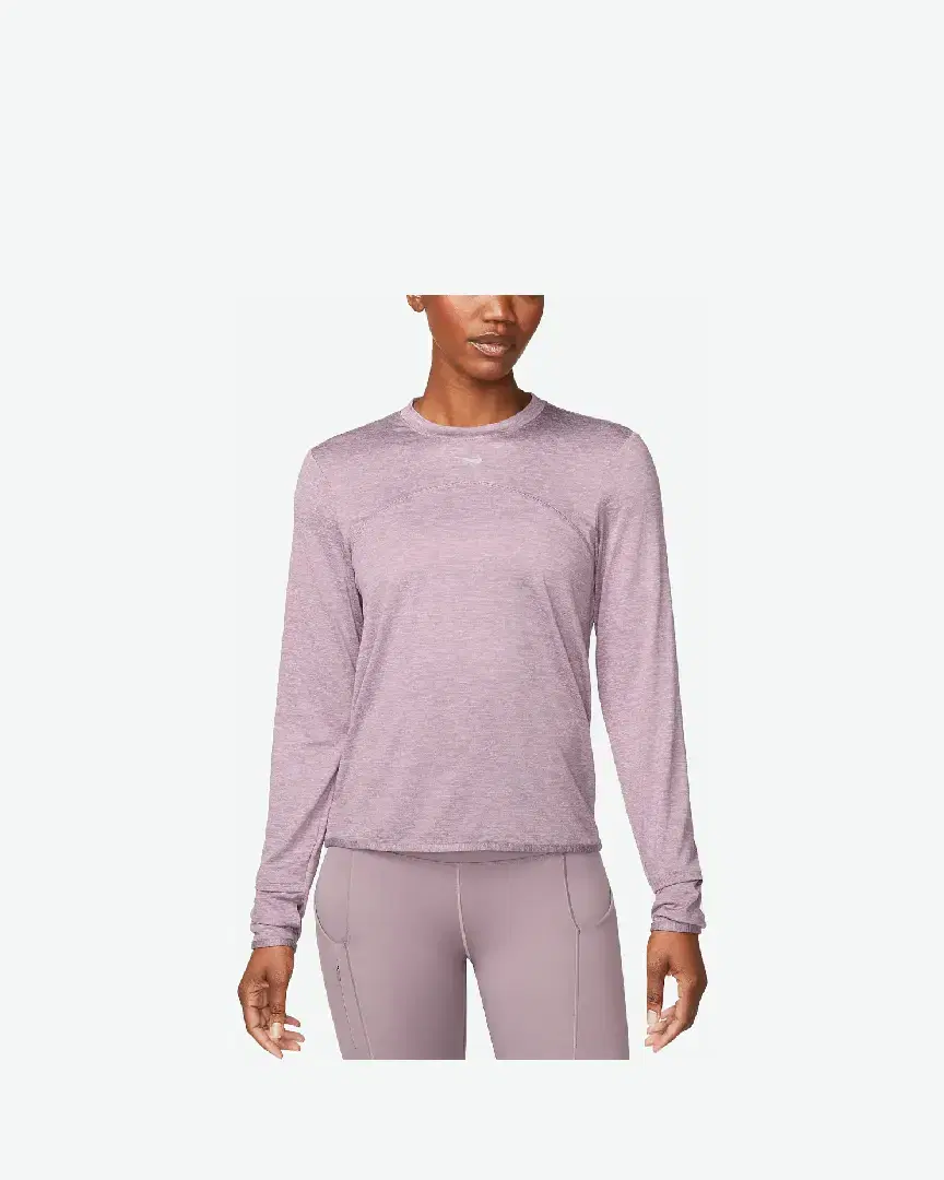 Tee-Shirt À Manches Longues Nike W Nk Swift Elmnt Df Uv Crw Top W - FB4297-536 (0) au meilleur prix !