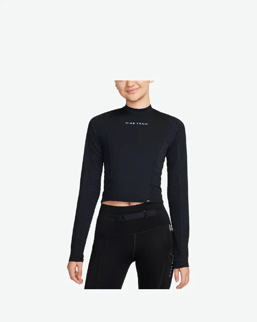 Tee-Shirt À Manches Longues Nike W Nk Trail Df Ls Top W - FN4706-010 (0) au meilleur prix !