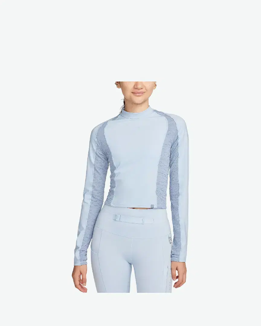 Tee-Shirt À Manches Longues Nike W Nk Trail Df Ls Top W - FN4706-440 (0) au meilleur prix !