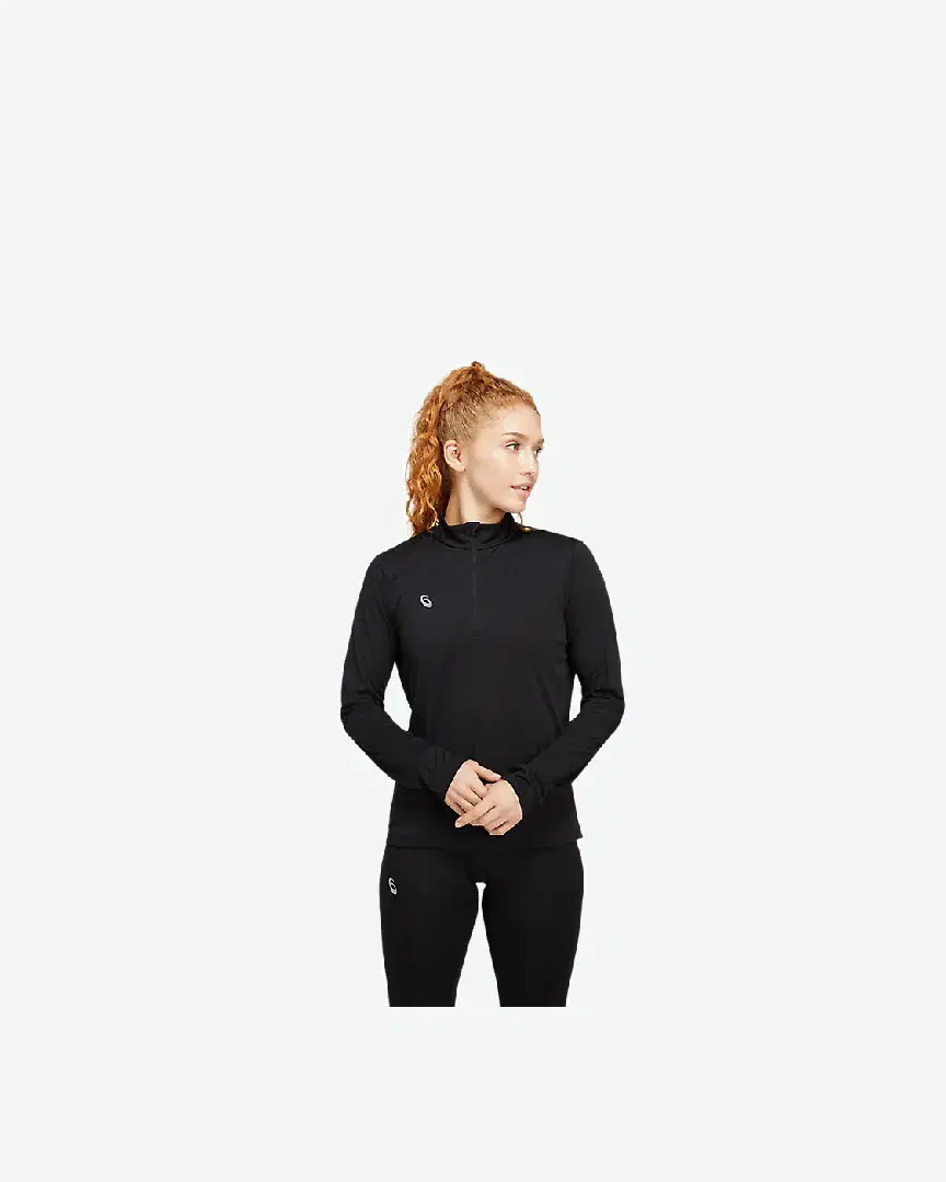 Tee-Shirt Asics Core Ls 1/2 Zip Winter W - 2012C328-001 (0) au meilleur prix !