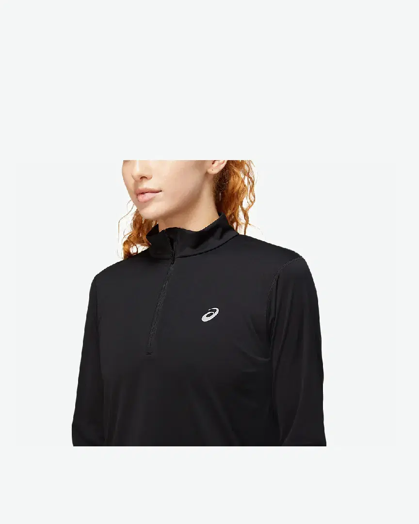 Tee-Shirt Asics Core Ls 1/2 Zip Winter W - 2012C328-001 (4) au meilleur prix !