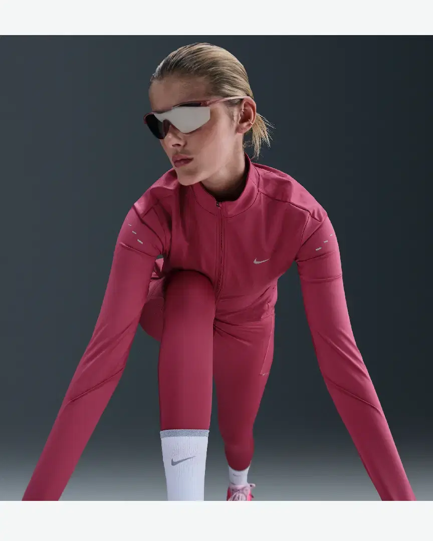 Tee-Shirt Deuxième Couche À Zip Dri-Fit Nike Swift W - IB1998-634 (2) au meilleur prix !