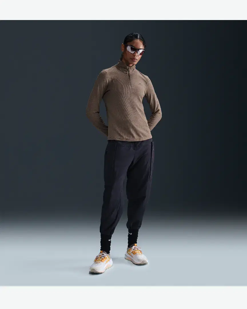 Tee-Shirt Deuxième Couche Dri-Fit À 1/4 De Zip Nike Trail W - HJ2248-233 (3) au meilleur prix !