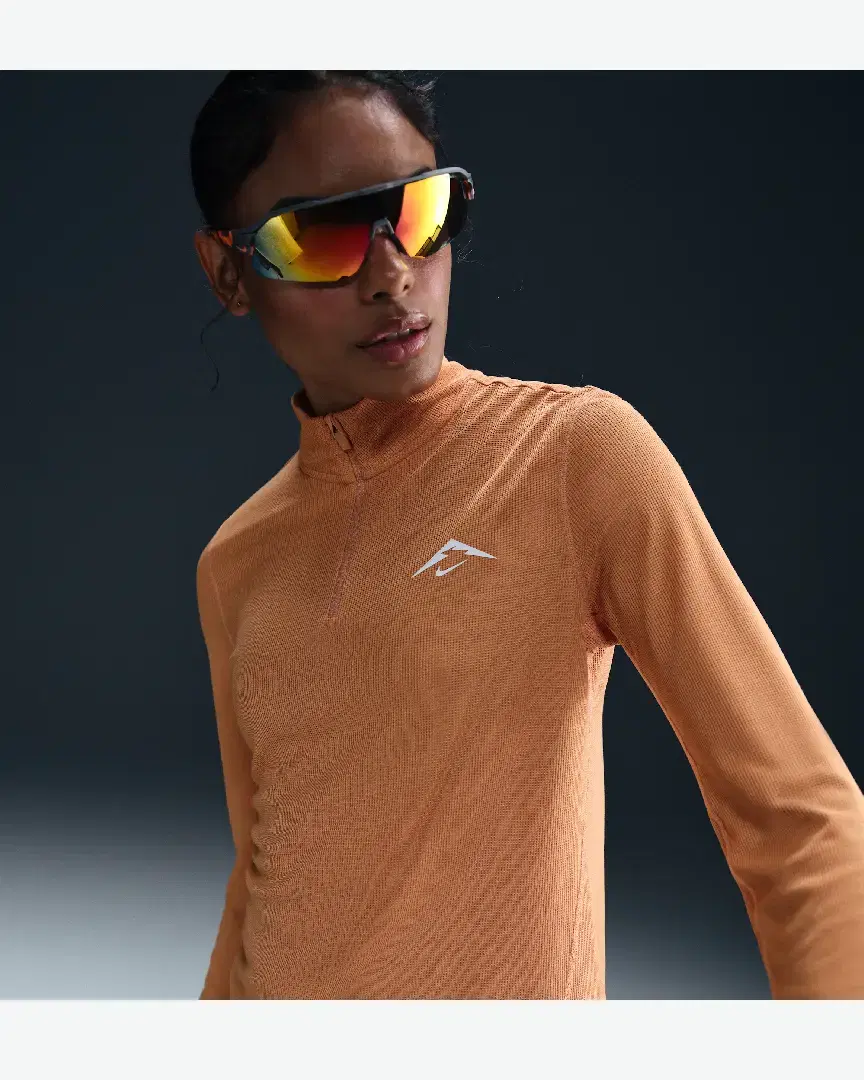 Tee-Shirt Deuxième Couche Dri-Fit À 1/4 De Zip Nike Trail W - HJ2248-856 (0) au meilleur prix !