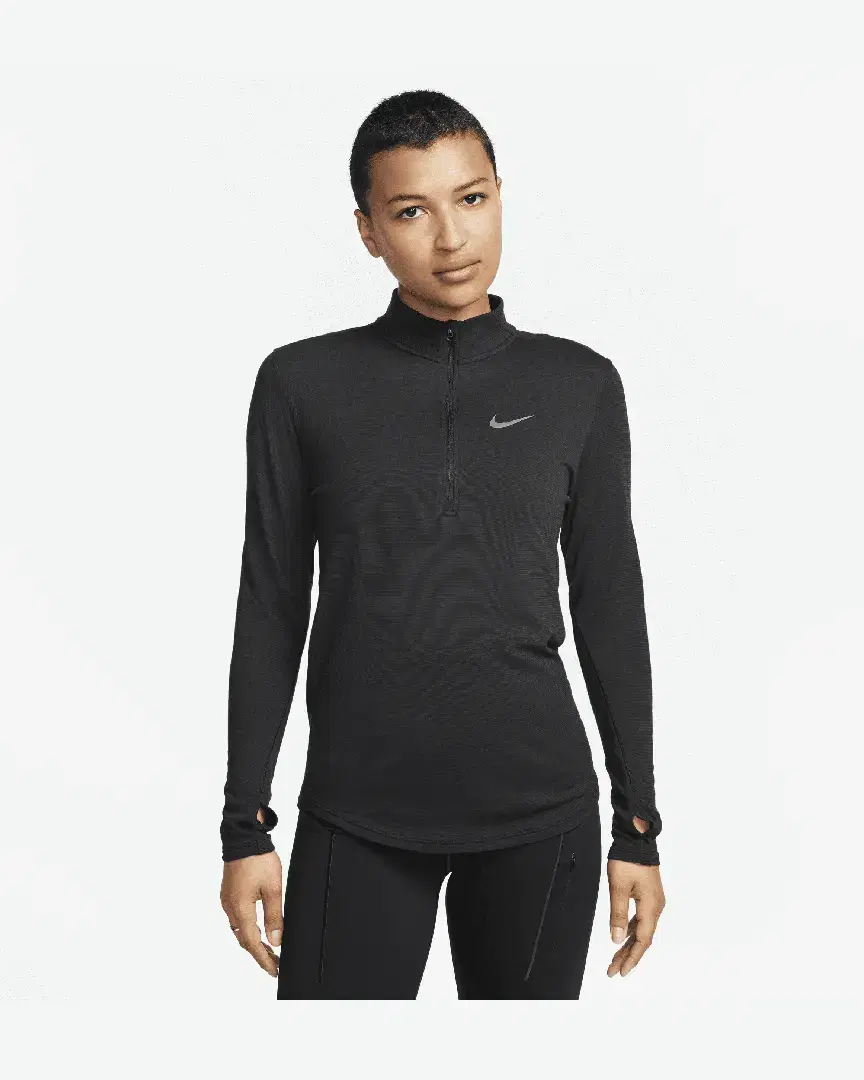 Tee-Shirt En Laine À Manches Longues Nike Dri-Fit Swift W - FB4438-010 (0) au meilleur prix !