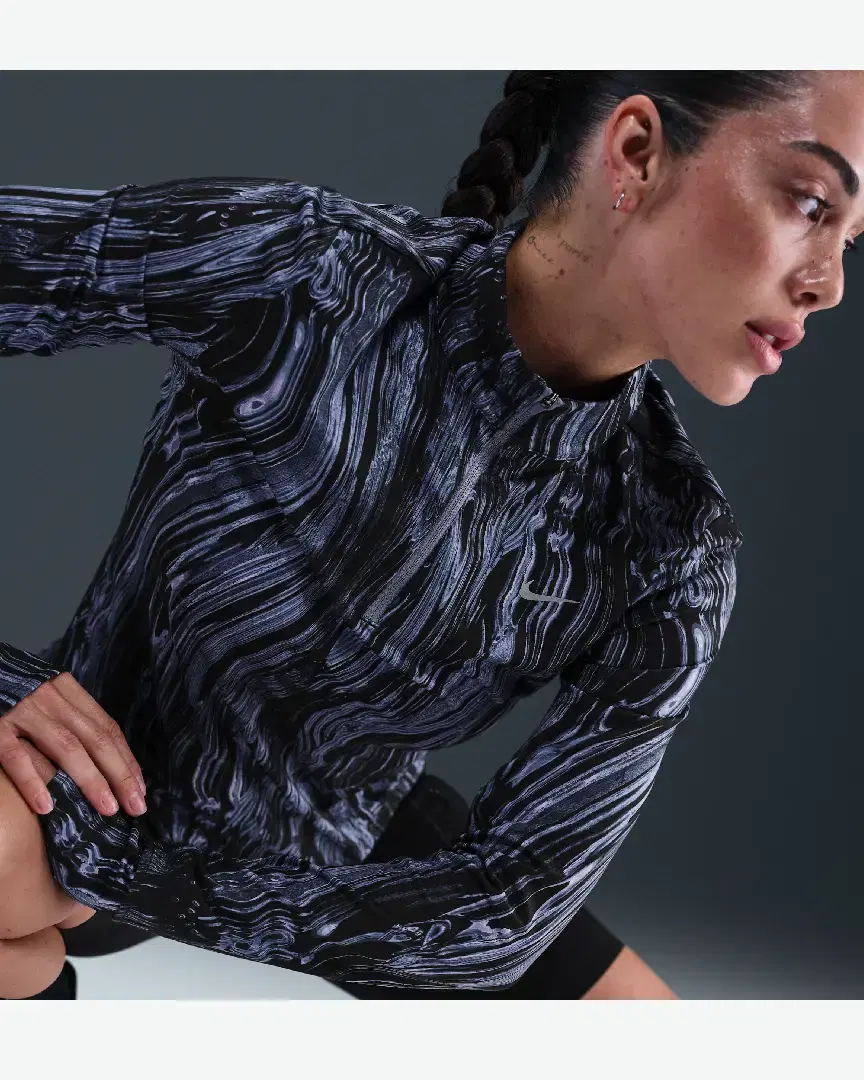 Tee-Shirt Imprimé À Demi-Zip Dri-Fit Uv Nike Swift W - HV8921-499 (2) au meilleur prix !