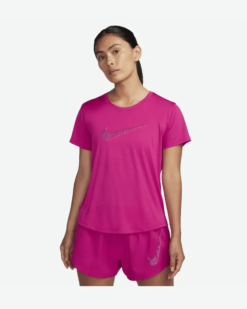 Tee-Shirt Nike W Nk Df Swoosh Hbr Ss Top W - FB4696-615 (0) au meilleur prix !