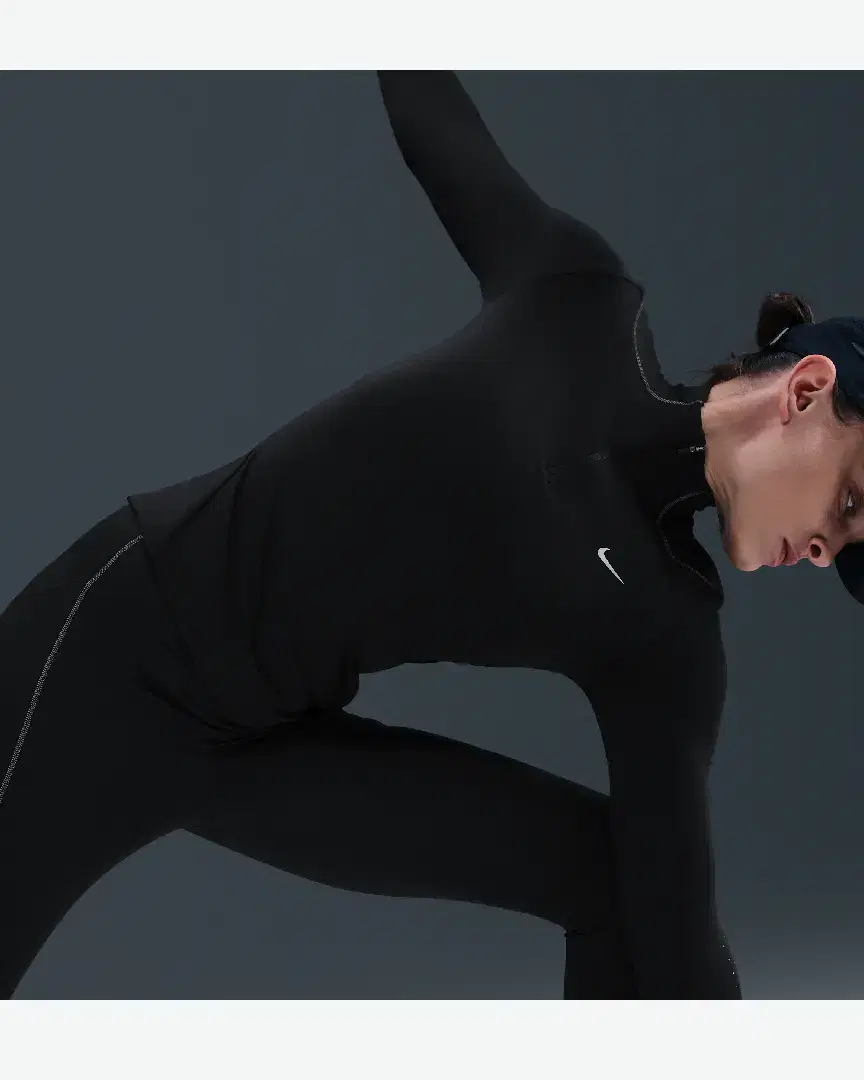 Tee-Shirt Therma-Fit Adv À 1/4 De Zip Avec Motifs Réfléchissants Nike Swift W - HV2944-010 (2) au meilleur prix !