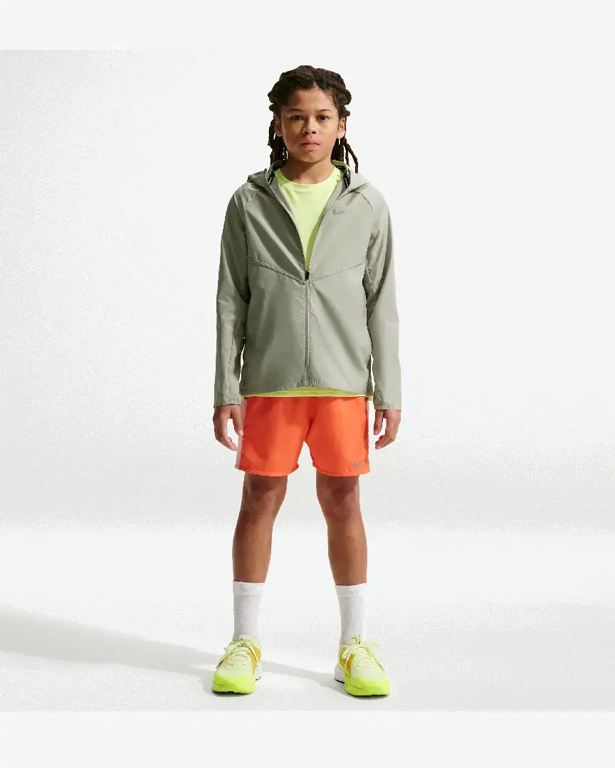 Veste De Training Nike Miler Déperlante Anti-Uv Pour Enfant - IO3389-304 (3) au meilleur prix !