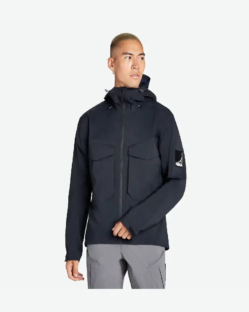 Veste Hoka One One Transport Rain Jacket M - 1128259-BLK (0) au meilleur prix !