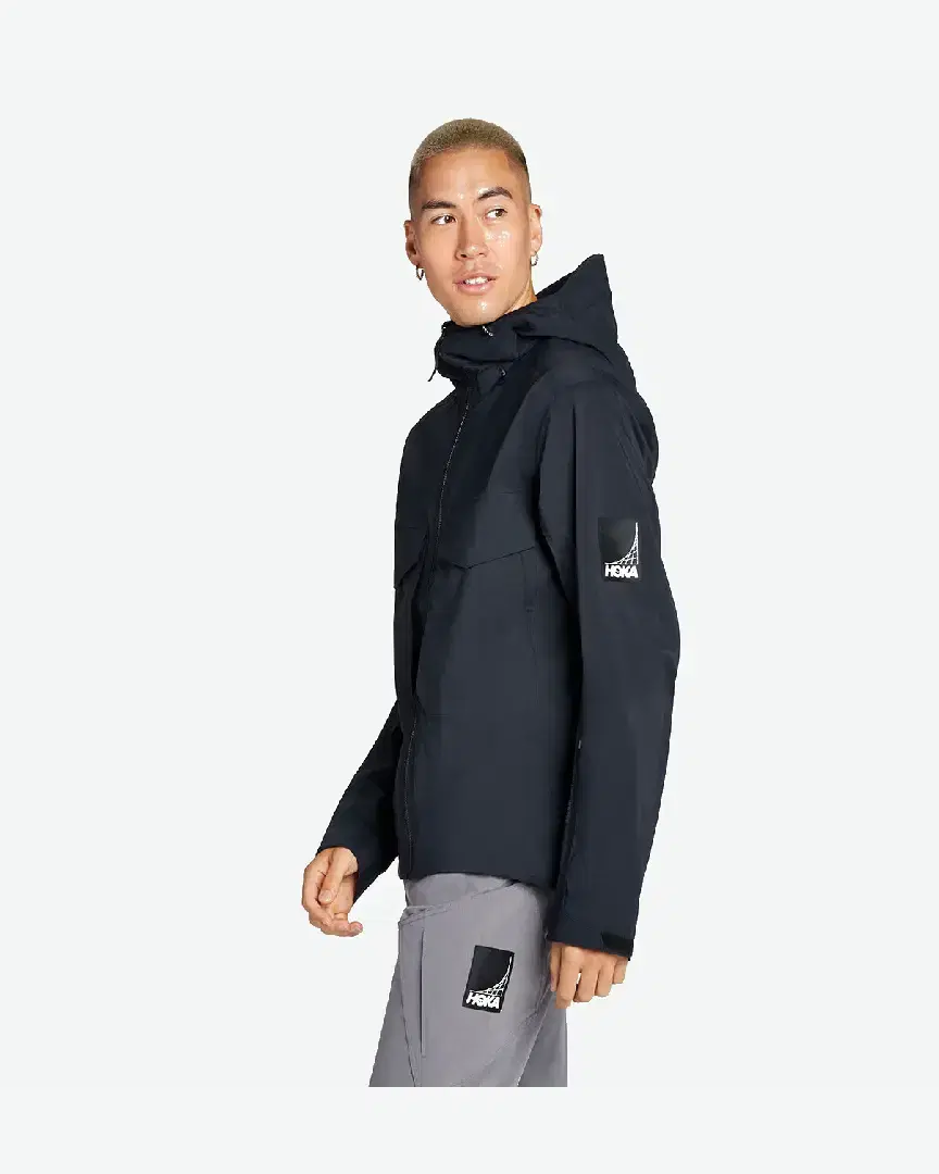 Veste Hoka One One Transport Rain Jacket M - 1128259-BLK (1) au meilleur prix !