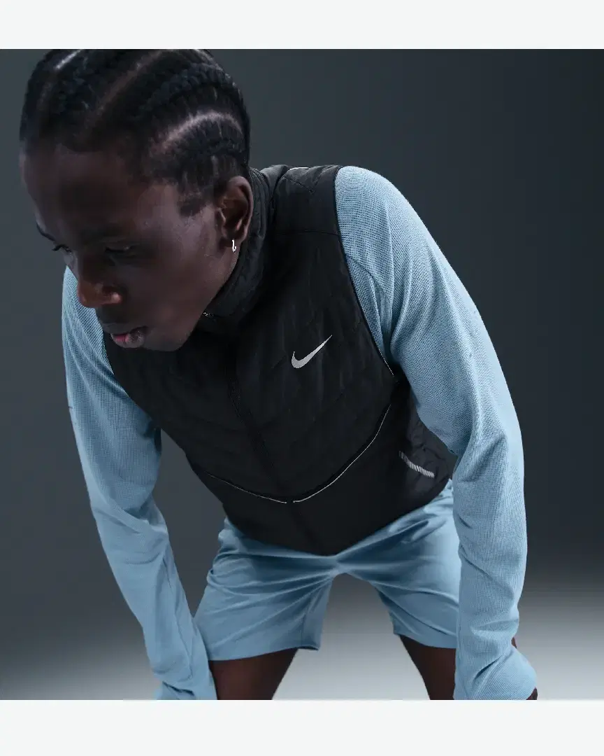 Veste Sans Manches Nike Therma-Fit Repel Avec Détails Réfléchissants M - IM6581-010 (2) au meilleur prix !